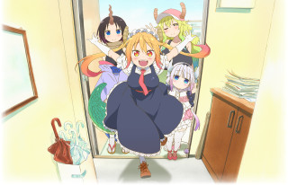 Anime girls doorway arms in 2 - a doorway free wallpaper