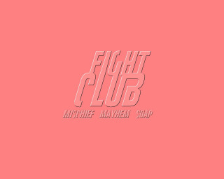 Pink background white logo fight - a white logo free wallpaper
