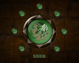 Green brown clock man head - clock free wallpaper