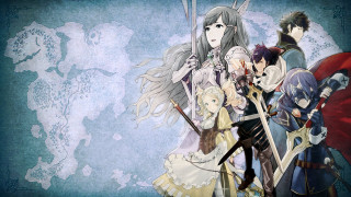 Anime characters blue background world - a group of anime characters free wallpaper