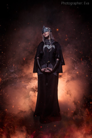 Woman black outfit hat dark - elden ring free wallpaper