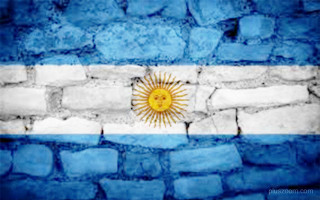 Flag painted brick wall sun - a brick wall free wallpaper