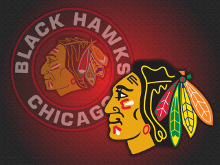 Chicago black hawks logo red 2 - logo free wallpaper