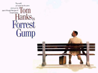 Man bench suitcase movie poster - a suitcase in front free wallpaper