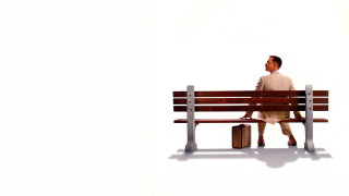 Man sitting bench suitcase hand 2 - andries stock free wallpaper