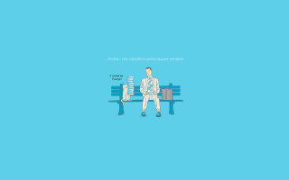 Man bench suitcase dog sitting - fedot sychkov free wallpaper