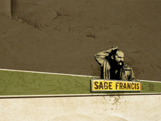 Man sitting on ledge sage - a green border free wallpaper