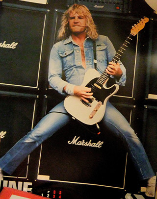 Man sitting guitar wall of - cliff childs free wallpaper