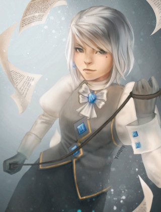 Woman bow book hand book - a blue ribbon free wallpaper