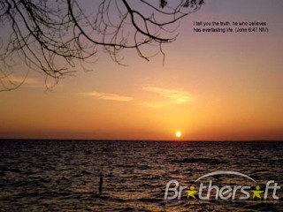 Sunset ocean quote beautiful peaceful - a sunset over the ocean free wallpaper