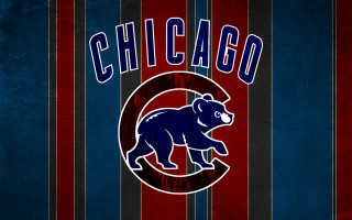 Chicago cubs logo striped background - a bear free wallpaper