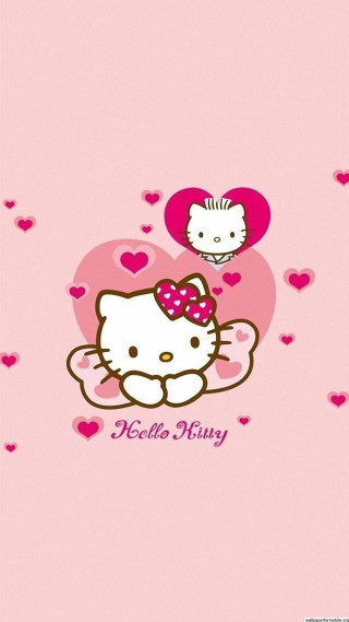 Hello kitty wallpaper hearts heart - kitty wallpaper free wallpaper