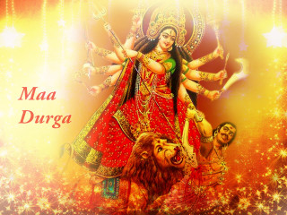 Woman dancing lion back man - behind her free wallpaper