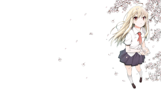 Girl short skirt tie tree - aestheticism free wallpaper