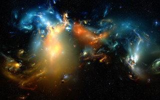 Colorful space filled stars dust - free stars wallpaper for desktop