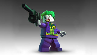 Lego batman character holding gun - dom qwek free wallpaper