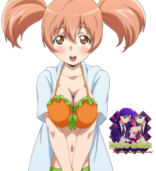 Woman orange bikini black background - a cartoon character free wallpaper
