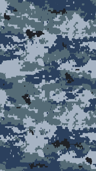 Blue camouflage black spots background - gradient light blue free wallpaper