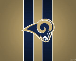 Rams logo gold blue striped 2 - a rams logo free wallpaper