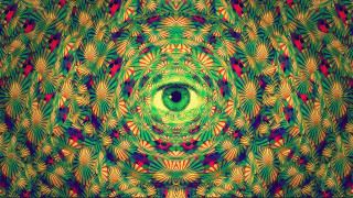 Psychedelic eye center colorful abstract - psychedelic art free wallpaper