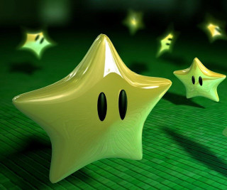 Stars green floor net art - green free wallpaper for desktop