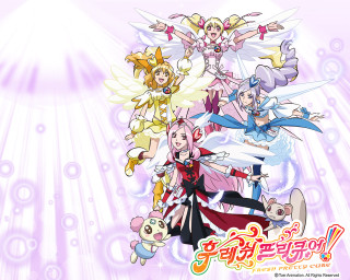 Anime characters bubbles stars background - a group of anime characters free wallpaper