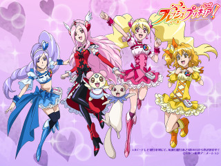 Anime girls outfits hair colors 2 - different outfit and hair free wallpaper