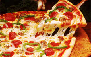 Pizza pepperoni delicious slice cheesy - a slice free wallpaper