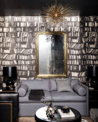 Living room couch mirror barque - table free wallpaper