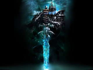 Man holding sword glowing demon - dark soul free wallpaper