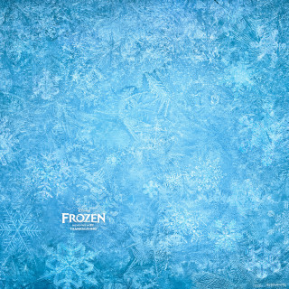 Frozen background snowflakes frozen wording - background free wallpaper