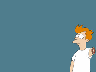 Cartoon man pointing blue background - a blue background behind free wallpaper