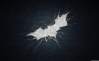 Batman symbol dark background white - dark night free wallpaper