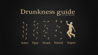 Man running birds flying drunkness - a diagram free wallpaper