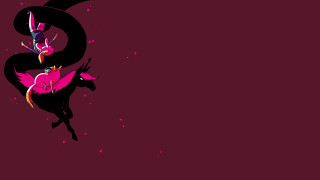 Pink black animal pink tail - gaudy color free wallpaper