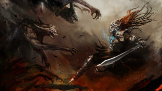 Demonic creature attacking demon dark 2 - its hand free wallpaper
