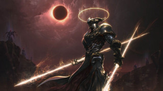 Armor swords red sun dark - a red sun free wallpaper