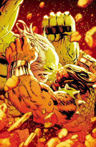 Comic fight giant creature red - context art free wallpaper