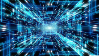 Blue black background lines lights - line free wallpaper