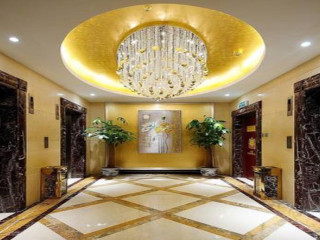 Large foyer chandelier painting cao - cao zhibai free wallpaper