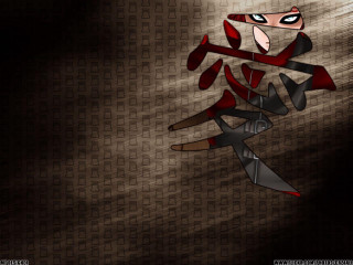 Cartoon character knife demon shoulder - his shoulder free wallpaper