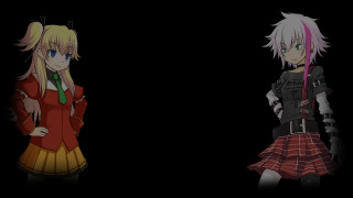 Anime girls dark room camera - two anime character free wallpaper