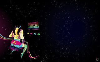 Woman horse rainbow tail cosmic - tail free wallpaper