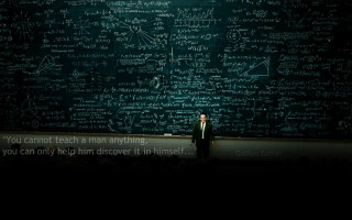 Man blackboard dark room chalkboard - a blackboard free wallpaper