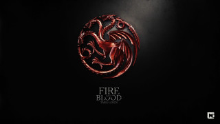 Red fire blood emblem black - game free wallpaper