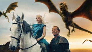 Man woman white horse dragon - ada gladys killins free wallpaper