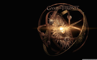 Golden clock glowing face gears - frame free wallpaper