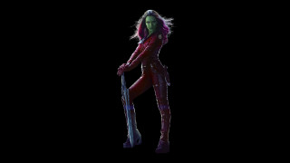 Woman red suit ski pole - a red suit holding free wallpaper