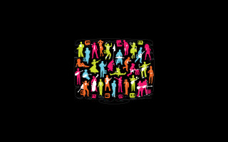 People circle black border manessier - a circle free wallpaper