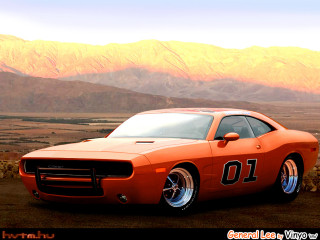 Car number mountain sunset background - a number free wallpaper